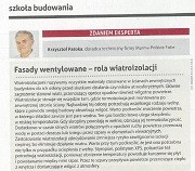 powiększ zdjęcie: Rola wiatroizolacji. Dlaczego przy budowie fasady wentylowanej konieczna jest ...