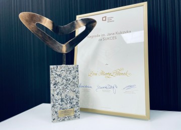 powiększ zdjęcie: Biznesowe Oskary - Pani Prezes Marta Półtorak laureatem Nagrody Polskiej Rady Biznesu