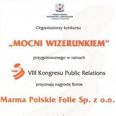 Marma Polskie Folie MOCNA WIZERUNKIEM!
